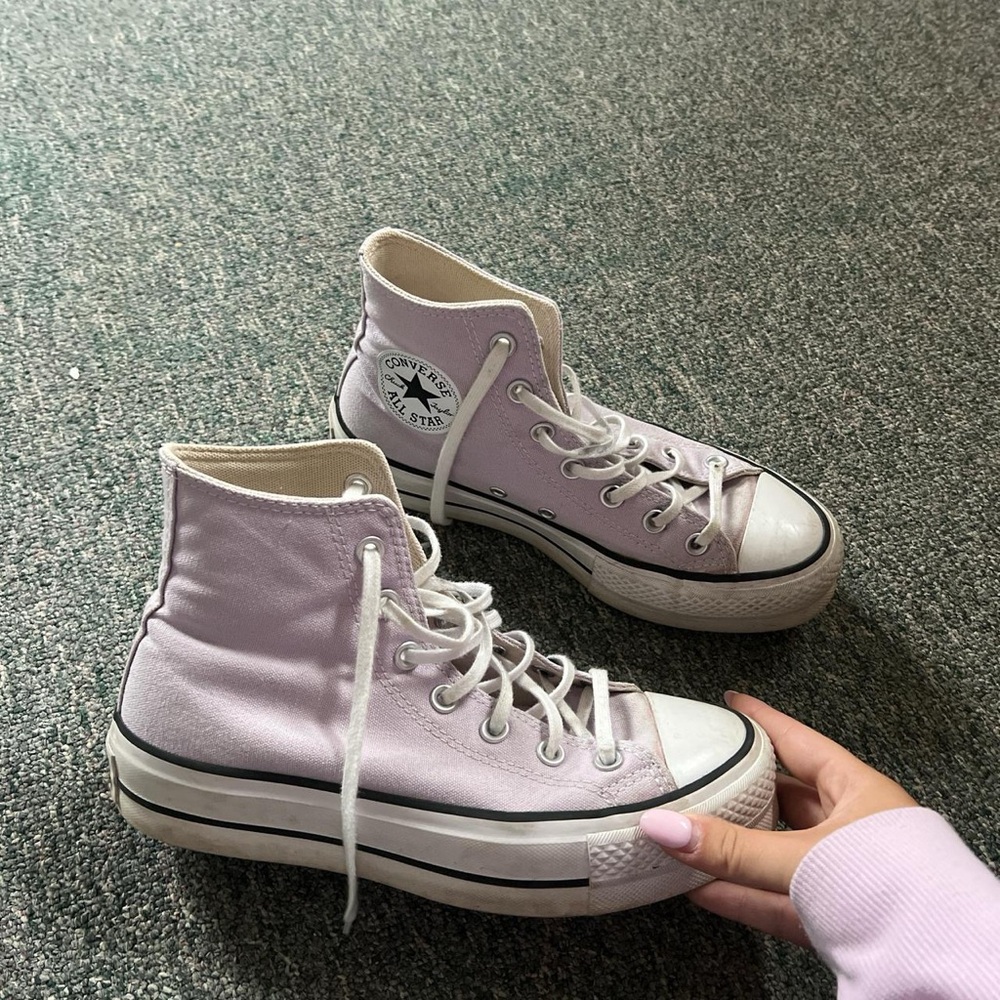 Converse Women's High-Top Sneakers - Light Purple